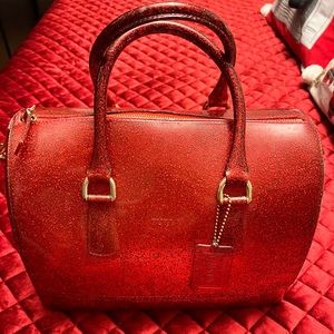 Furla Red Sparkle Bag
